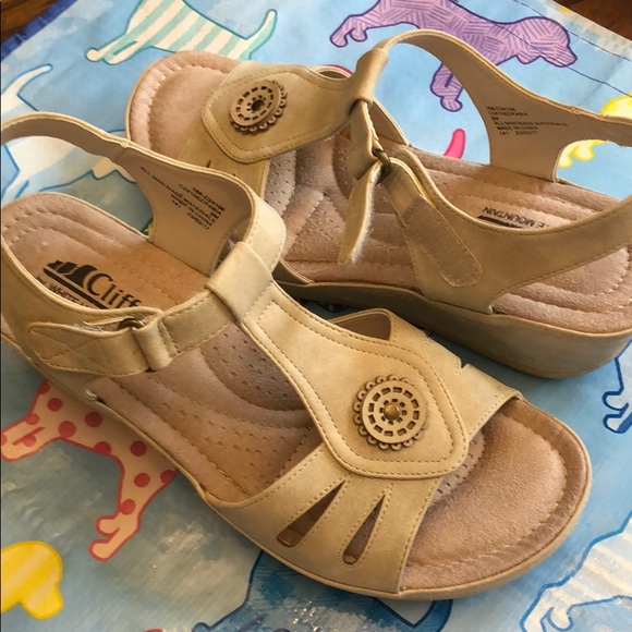 sandals wedge size 9 women’s - Picture 3 of 9